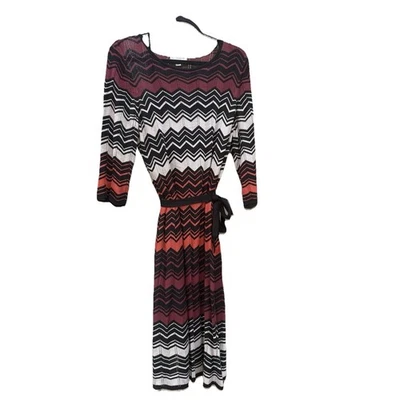 Vestido midi suéter con rayas Cabo Fall, para mujer 1X Foto 1 de 4