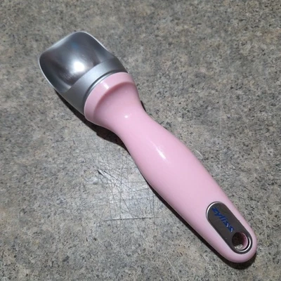 Cuchara de helado Zyliss rosa usada, ergonómica pesada en muy buena condición (002 Foto 1 de 4