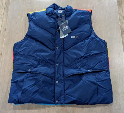 $248 Mens Faherty x CB Sports Soleil Nylon Vest Nordic Navy XL - Image 1 of 4