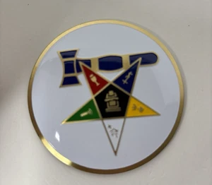 Calcomanía de parachoques con emblema de coche Order of the Eastern Star PAST MATRON 2,75" OES LEER - Imagen 1 de 9