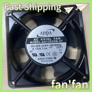 AA1282HB-AT New ADDA Cooling Fan AC220V-240V 0.13/0.11A 12CM Plug-in Type 12038 - Afbeelding 1 van 2