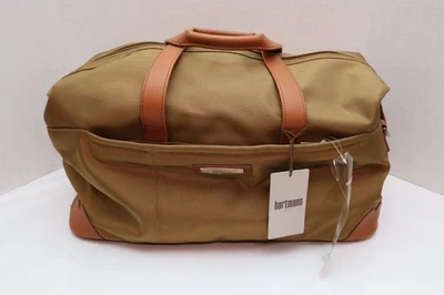NEW Hartmann Nylon Leather Carryon  Weekender Duffle Bag Pristine ~ 20” - Image 1 of 4