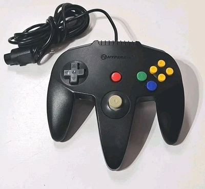 N64 HYPERKIN Premium Controller For N64 Black. - Image 1 of 4