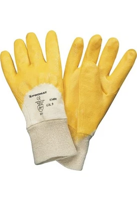 PROMAT Handschuhe Lippe Größe 7 gelb Nitrilbeschichtung EN 388 PSA-Kategorie II - Bild 1 von 3