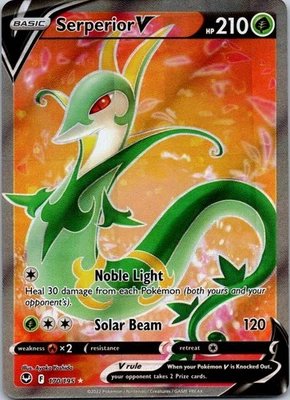 Holo Foil Serperior V (Full Art) 170/195 Ultra Rare SWSH12: Silver Tempest - Image 1 of 2
