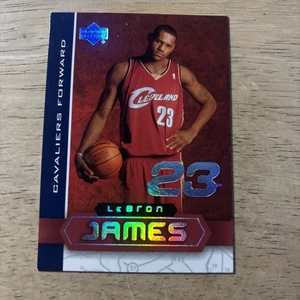 2003 LeBron James UPPER DECK SUPERSTARS #LBJ-5 ROOKIE FUTURE HOF - Foto 1 di 2