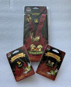 Pokemon Campeonato Mundial 2025 Anaheim Cordón Arcanine Pikachu Rockabilly Pin - Imagen 1 de 1