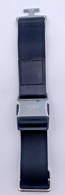 Tumi Cromo y Negro Equipaje Añadir A Bolsa Accesorio T Gancho Correa Excelente Estado Foto 1 de 4