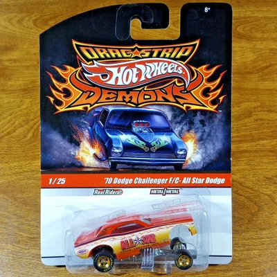 Dodge Challenger F/C All Star Real Riders 2010 Hot Wheels Drag Strip Demons '70 Foto 1 de 3