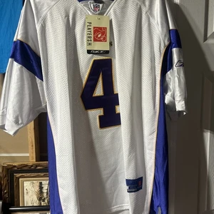 MINNESOTA VIKINGS JERSEY Brett Favre #4 Stitched NFL On Field Reebok Size 54 - Picture 1 of 8