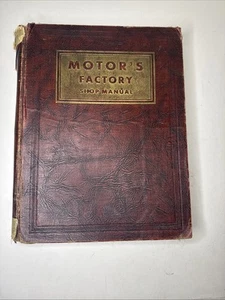 1st Edition Motors Shop Manual 1931 1932 1933 1934 1937 RARE Original First Ed. - Picture 1 of 11