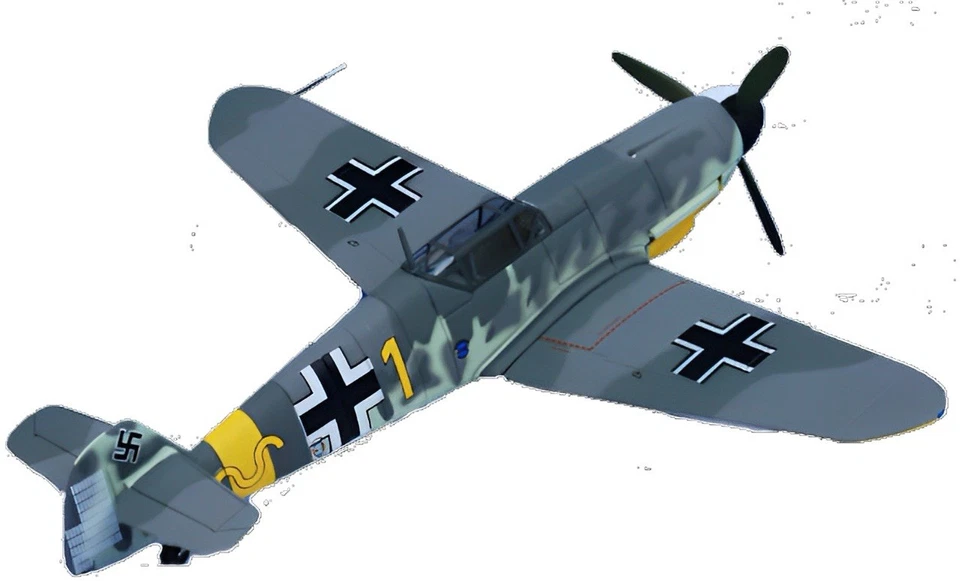 Franklin Mint BF-109 Messerschmitt Luftwaffe Lieut. Hermann Graf 1:48 B11B192 - Image 1 of 1
