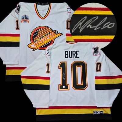 Pavel Bure Signed 1994 Vancouver Canucks CCM Hockey Jersey XXL NHL COA Cup Final - Image 1 of 4