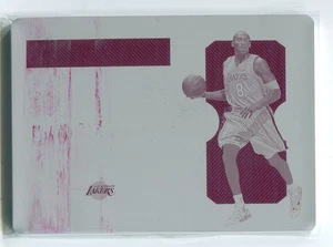 2017-18 National Treasures Printing Plate Magenta Kobe Bryant 1/1 LA Lakers - Picture 1 of 2