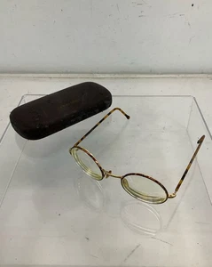 Giorgio Armani Light Brown Tortoise Round Eyeglasses Frames - Picture 1 of 4