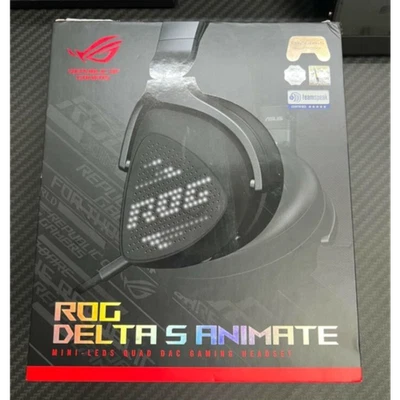ASUS ROG Delta S Animate Gaming Headset | Customizable AniMe Matrix LED Display - Image 1 of 4