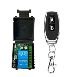 Control remoto de relé de 2 canales DC6V-30V 433 MHz para puerta de garaje 8106 - Imagen 1 de 6