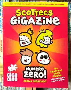 SCOTTECS GIGAZINE #0 zero SIO - DADO - FRAFFROG - KEISON (GIGACIAO) RARO* - Foto 1 di 4