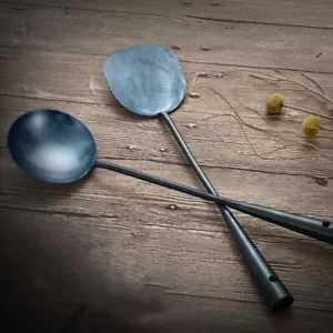 Iron Non-stick Ladle Food Wok Spatula Spoon Kitchen Tools Cooking Utensil New - Picture 1 of 8