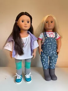 Battat Our Generation 18 Zoll Puppen/brünett und blond - Bild 1 von 8
