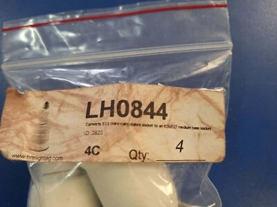 LH0844 Converts E11 mini-candelabra socket to an E26/E27 medium base socket 4PK. - Image 1 of 4