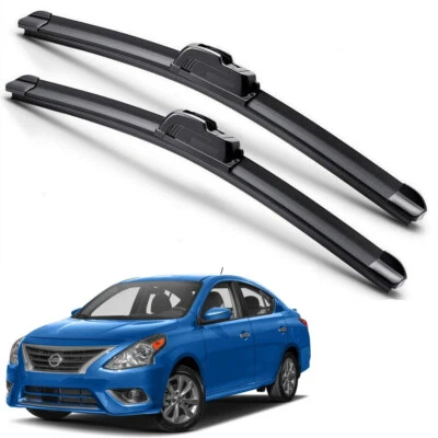 Limpador de para-brisa Nissan Versa 2012-2019 J-HOOK híbrido silicone - Imagem 1 de 4