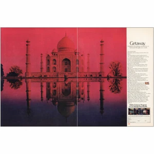 1971 TWA: Luoghi in cui hai sempre voluto vedere pubblicità stampa d'epoca - Foto 1 di 1