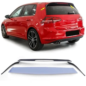 SPOILER / BECQUET DE COFFRE ET ACCESSOIRES NOIR BRILLANT POUR VW GOLF 7 - Foto 1 di 9