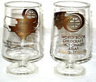 1973 World Book Childcraft Encyclopedia Employee's Christmas Party Bar Glasses