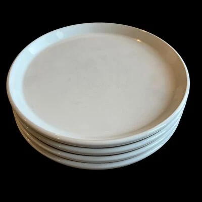 PERFECTO y RARO Juego de 4 Platos de Ensalada Blanca PRIMARY Noritake Primastone Foto 1 de 4