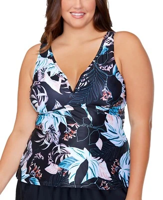 Женский модный топ танкини большого размера изюм изогнутый Танзания разный размер 14 Вт - Изображение 1 из 2