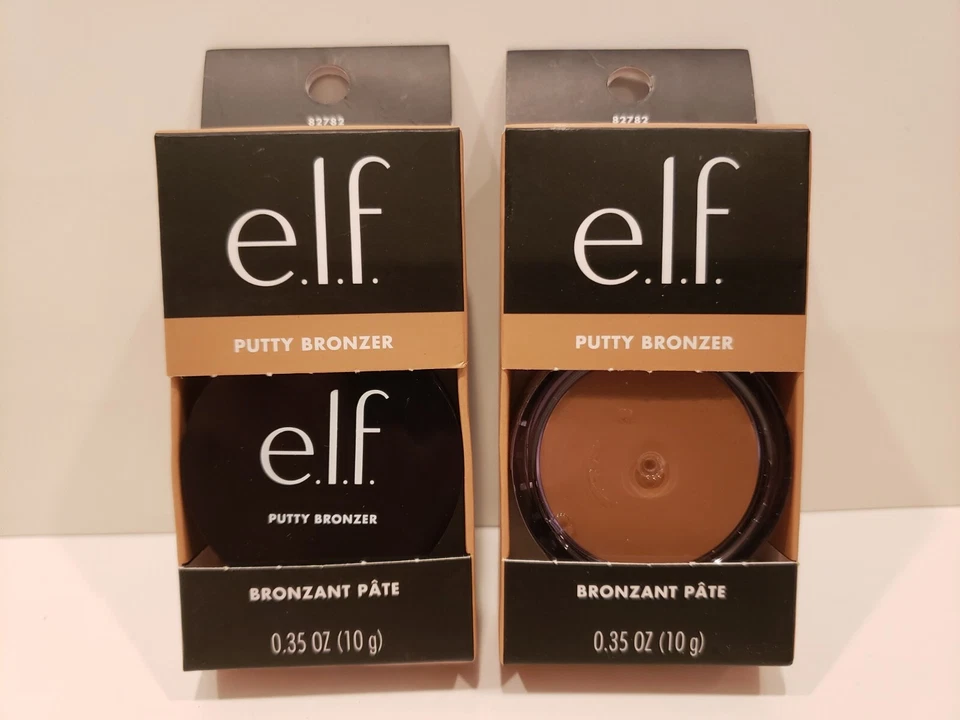 ELF - Lot Of 2 - Putty Bronzer Cream To Powder - Tan Lines - 0.35 Oz - NIB - Image 1 of 1