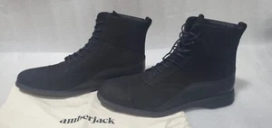 Nueva Bota Amberjack 'The Boot' Cómoda con Cordones Castaño Talla 11M Negra - Imagen 1 de 19