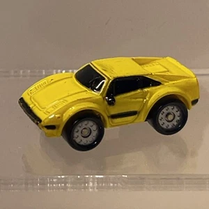 Micro Machines Yellow Ferrari 308 with Red Tail Lights Galoob 1987 - Picture 1 of 6