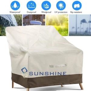 210D Patio Chair Cover Lounge Deep Seat Cover Waterproof Outdoor Furniture Cover - Picture 1 of 15