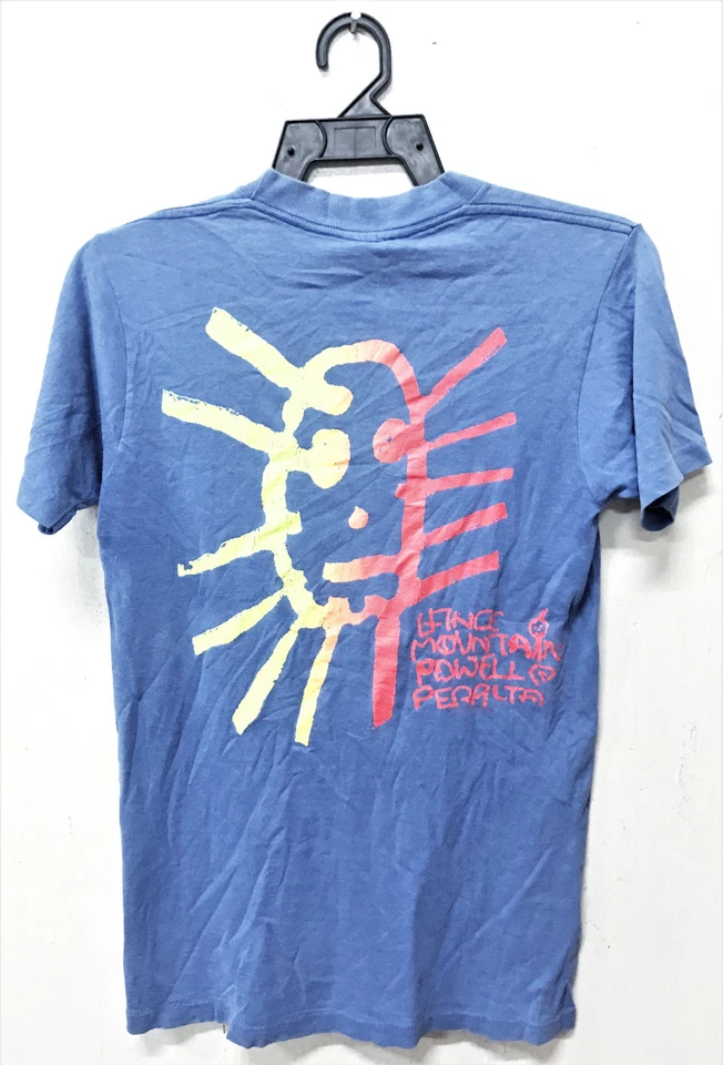 VINTAGE 80's 1989 POWELL PERALTA LANCE MOUNTAIN SKATE SKATEBOARD T-SHIRT PUNK - Image 1 of 4