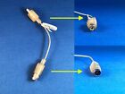 OEM Apple PowerBook G4 male S-Video to female RCA Composite Adapter 590-1114