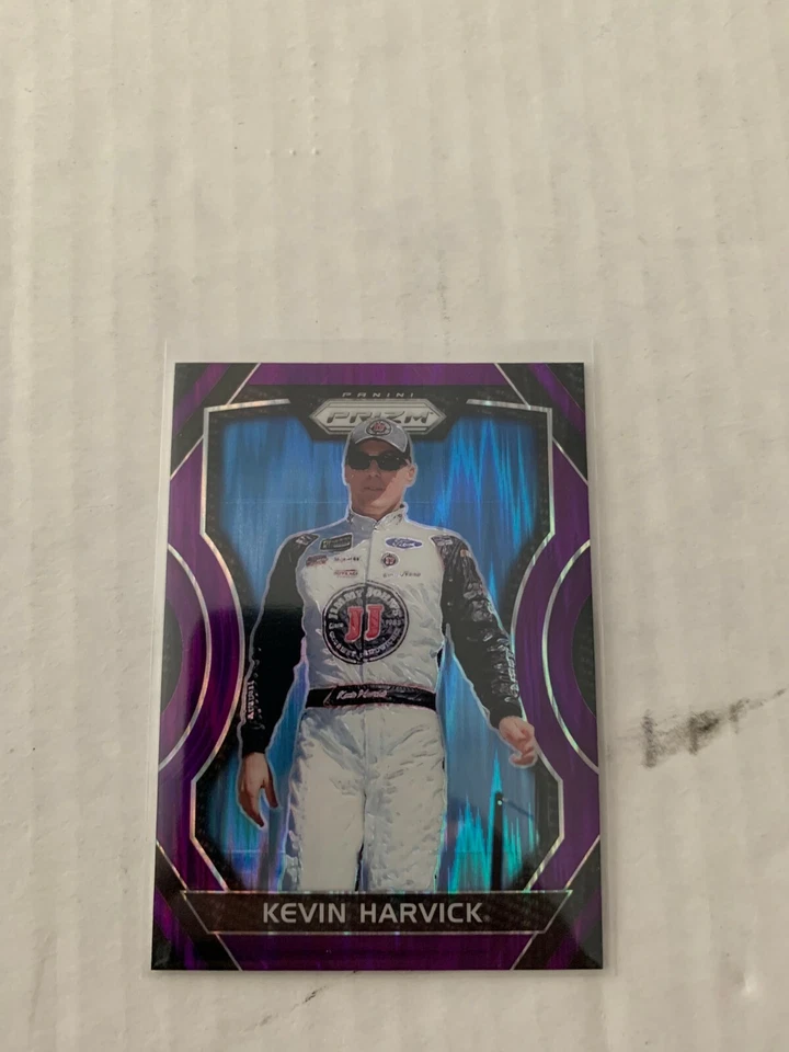 Kevin Harvick 2018 Prizm Purple Flash Prizm Card #46 - Image 1 of 1