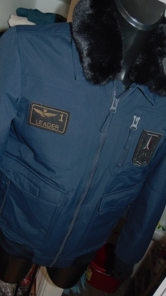 AERONAUTICA MILITARE GIUBBOTTO PIUMA D'OCA  CALDISSIMO TG 50  FRECCE TRICOLORE C - Immagine 1 di 4