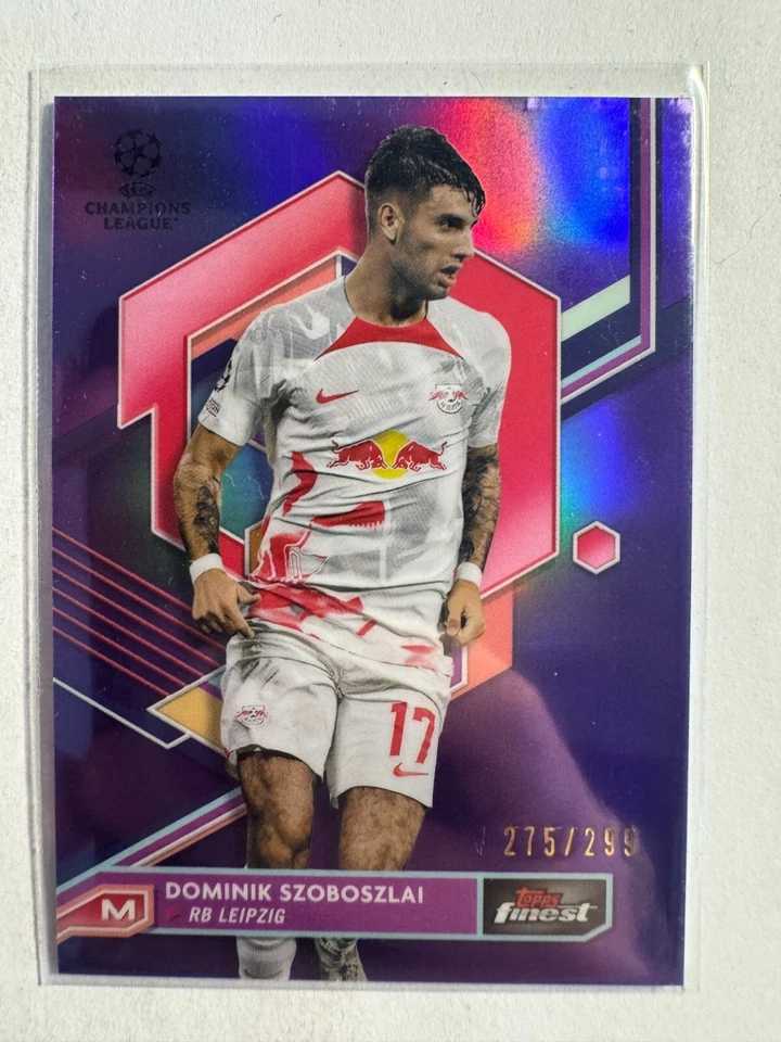 K273,252 - 2022-23 Finest UEFA Club Competitions Purple #61 D. Szobaoszlai #/299 - Image 1 of 1