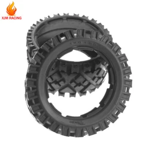 Rear Tire 2pcs All Terrain for 1/5 HPI RV KM Baja 5B SS 2.0 - Picture 1 of 9