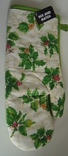 New listing
Christmas Holiday Kitchen Cotton Oven Mitt Green Holly