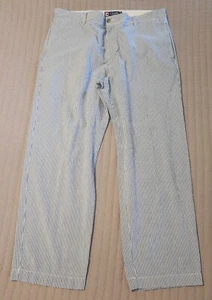 Polo Ralph Lauren Pincord Striped Pinstripe Slim Fit Classic Golf Pants 36/34 - Picture 1 of 3
