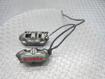 Pastilla de manguera de línea de pinza de freno delantera izquierda derecha Ducati 848 Superbike 2011 08-13 OEM Foto 1 de 4