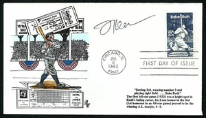 USA, SCOTT # 2046, WITH SIGNATURE RIVERDALE QUEENSBURY FDC COVER OF BABE RUTH - Picture 1 of 2