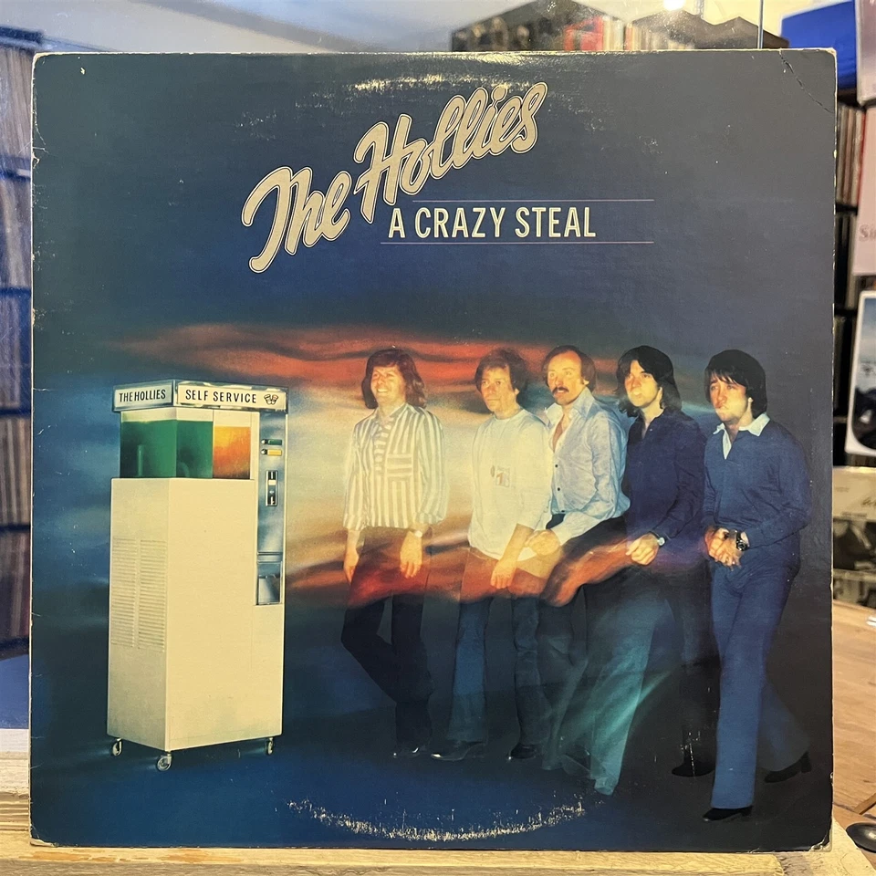 [ROCK/POP]~EXC LP~The HOLLIES~A Crazy Steal~[1980~EPIC~BLUE LABEL~Reissue] - Image 1 of 4