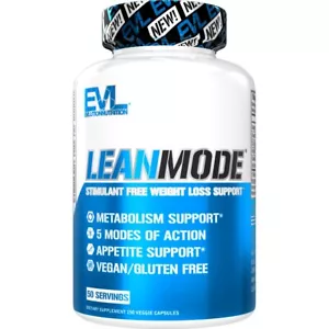 EVL LeanMode Hardcore Weight Loss Fat Burner to Curb Cravings & Boost Metabolism - Picture 1 of 6