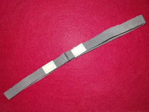 HELMET ELASTIC BAND - GREY / TAN WITHREFLECTIVE  CATS EYES NEW MADE REPRODUCTION - Imagen 1 de 2