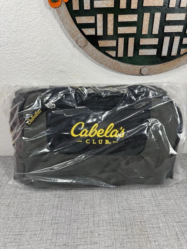 Bolso de Lona Cabela's Verde con Correas de Hombro Acolchadas Cremalleras 16x10x9 Nuevo Foto 1 de 1