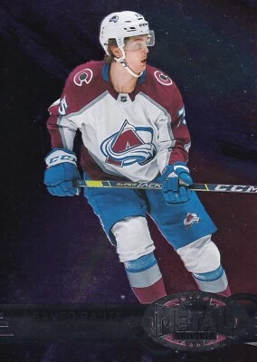 2021-22 Skybox Metal Universe Hockey 97-98 Retro Rookie Sampo Ranta R-33 Avs RC - Image 1 of 2